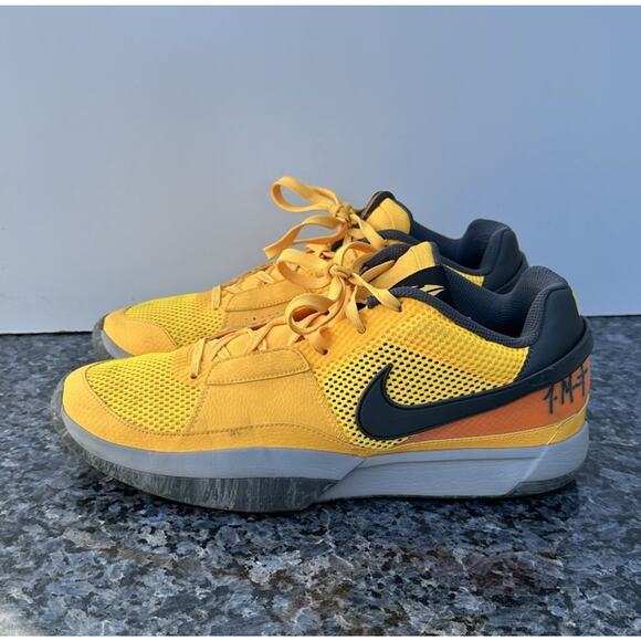 Nike Ja 1 Laser Orange Wet Cement Basketball Shoes FV1281-800 Mens 13 main image 13